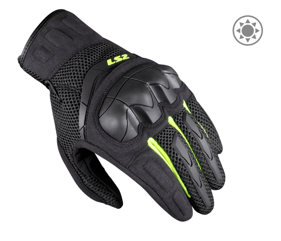 LS2 Kubra Anthracite/H-V Yellow MAN